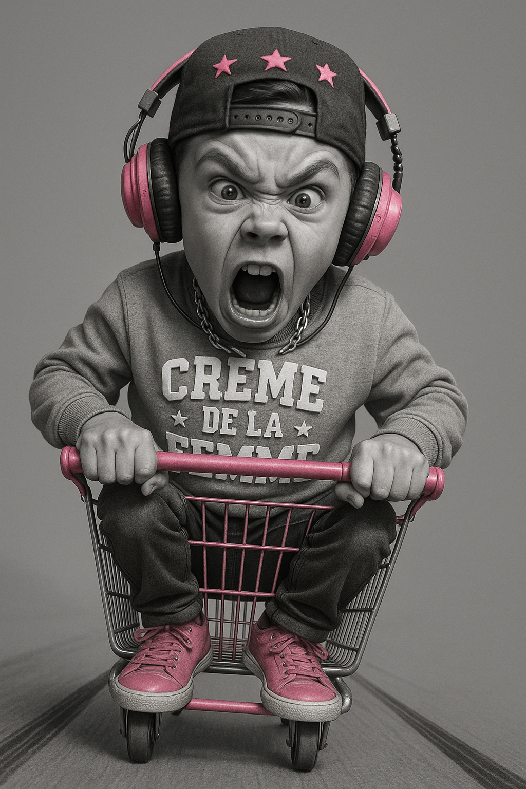 Shopping trolley print